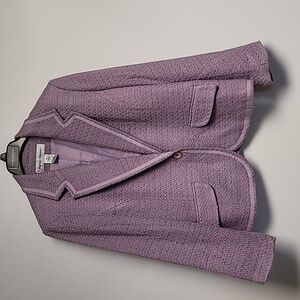 Rena Rowan Lavender Textured Blazer